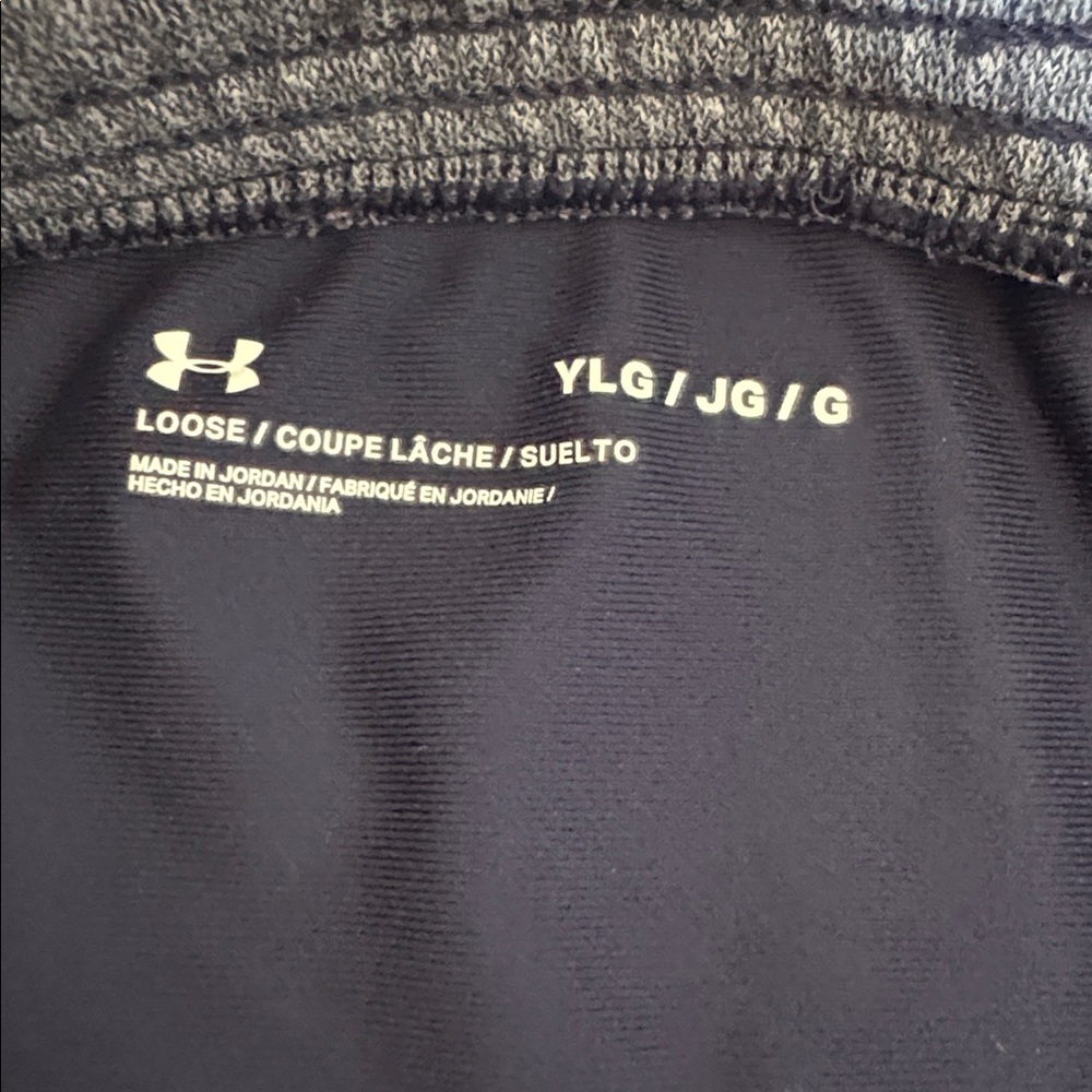 Under Armour Boys Navy & Blue Performance Shorts Size Large - Picture 3 of 9
